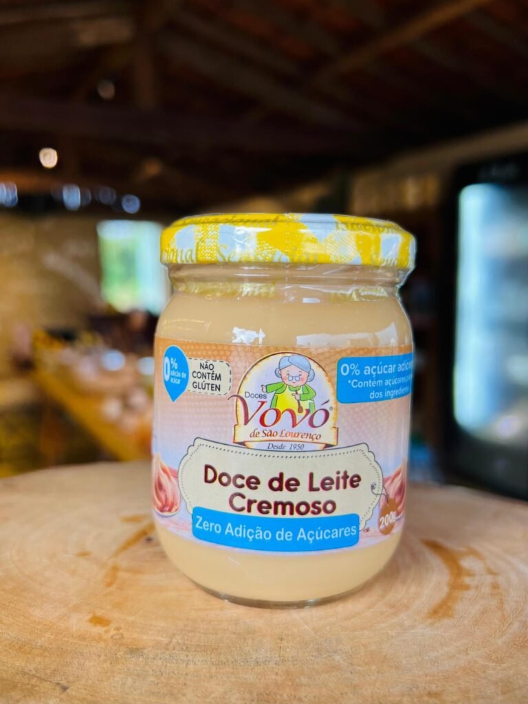 Doce de Leite Zero Açucar - 210g - Vovo de São Lourenço