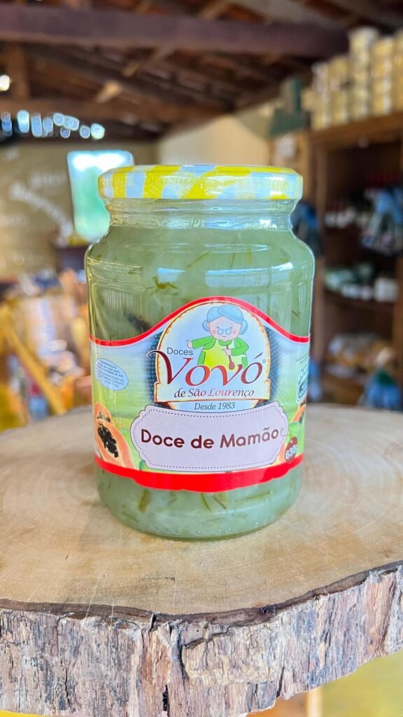 Doce de Mamão Ralado em Compota